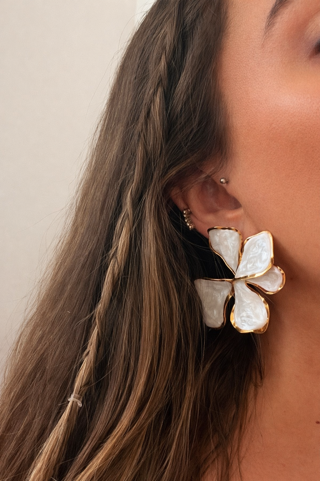 Boucles d'oreilles Camélia