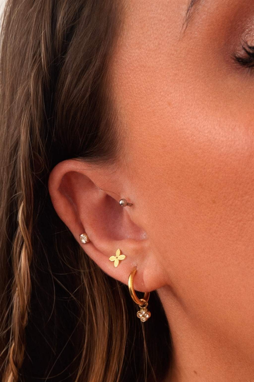 Trio de boucles d'oreilles Elisa