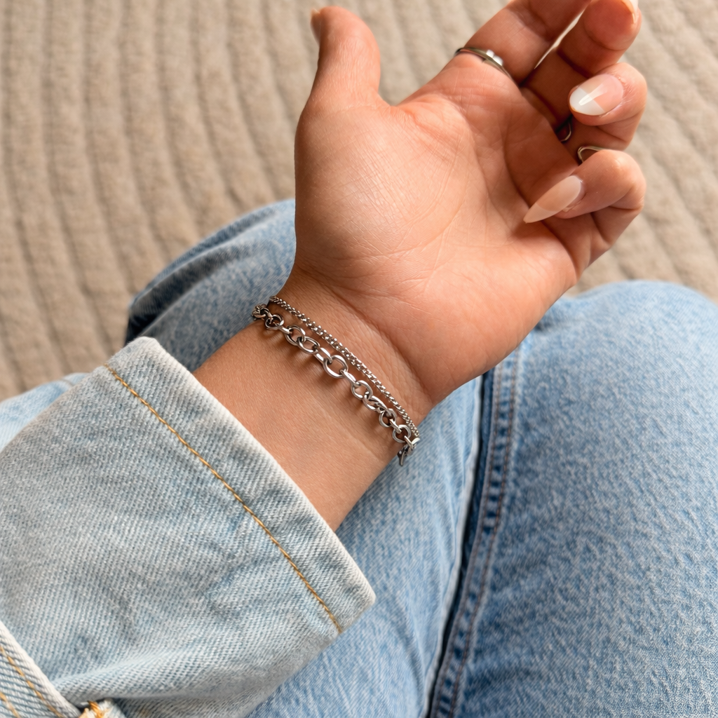 Bracelet Aurore argenté