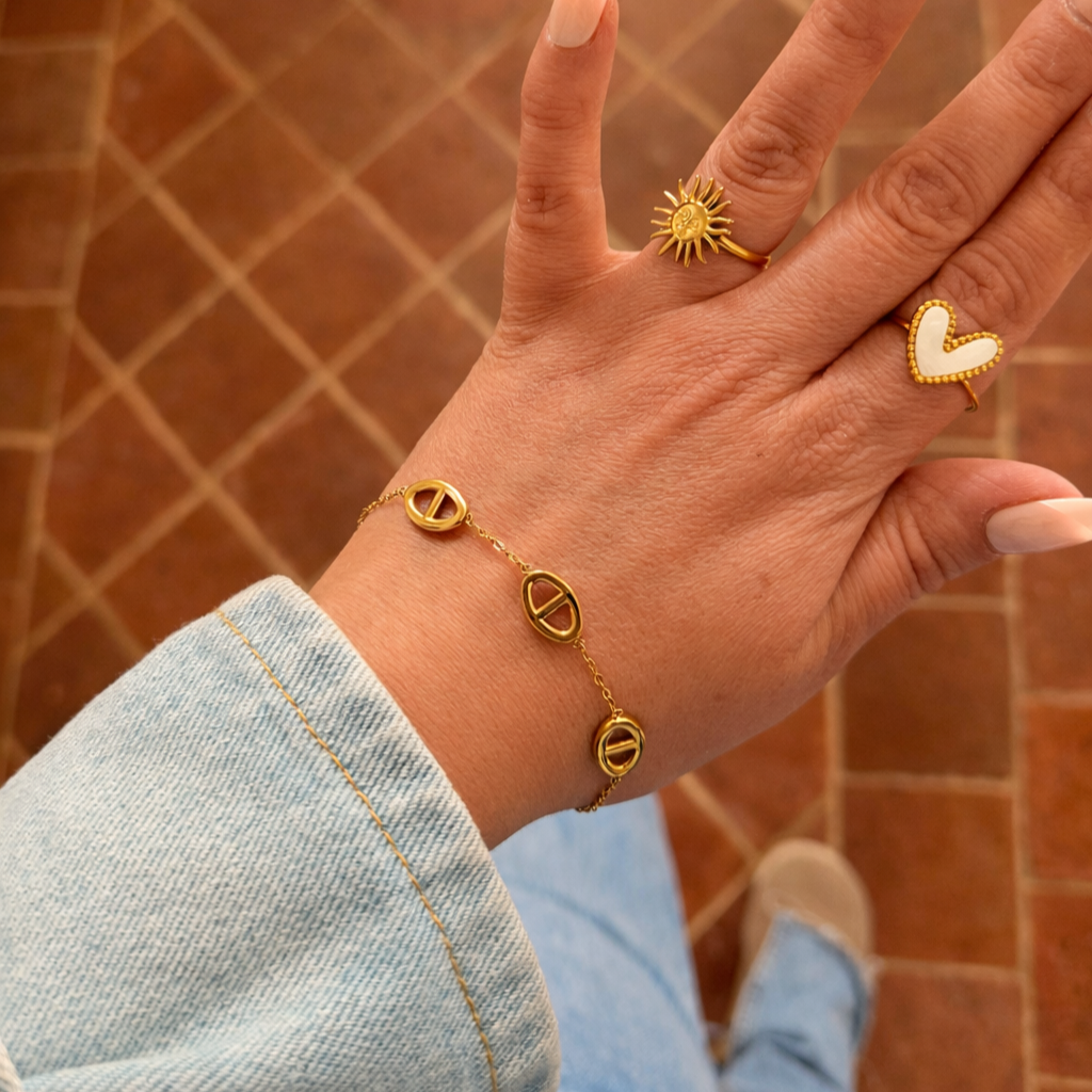 Bracelet Daphné doré