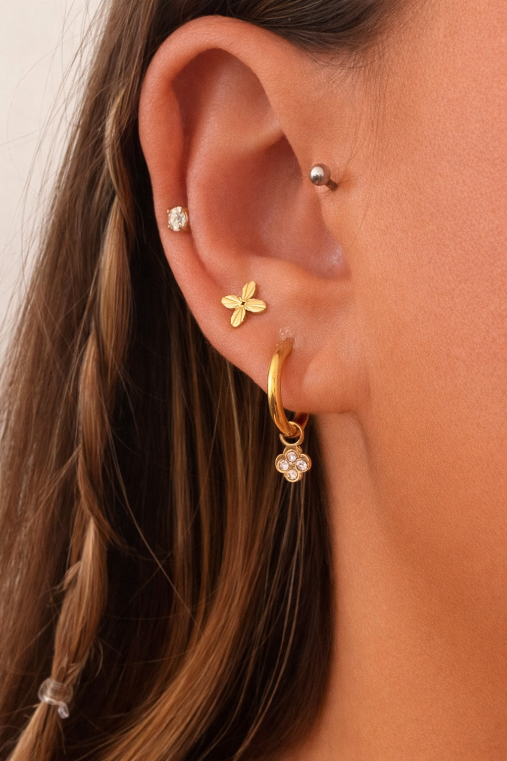 Trio de boucles d'oreilles Elisa