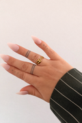 Bague Lya dorée