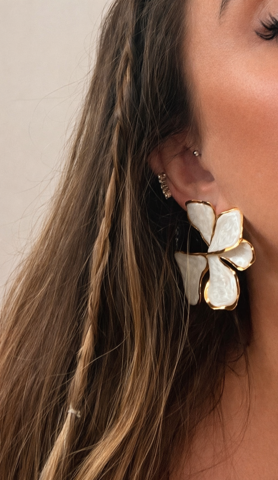 Boucles d'oreilles Camélia