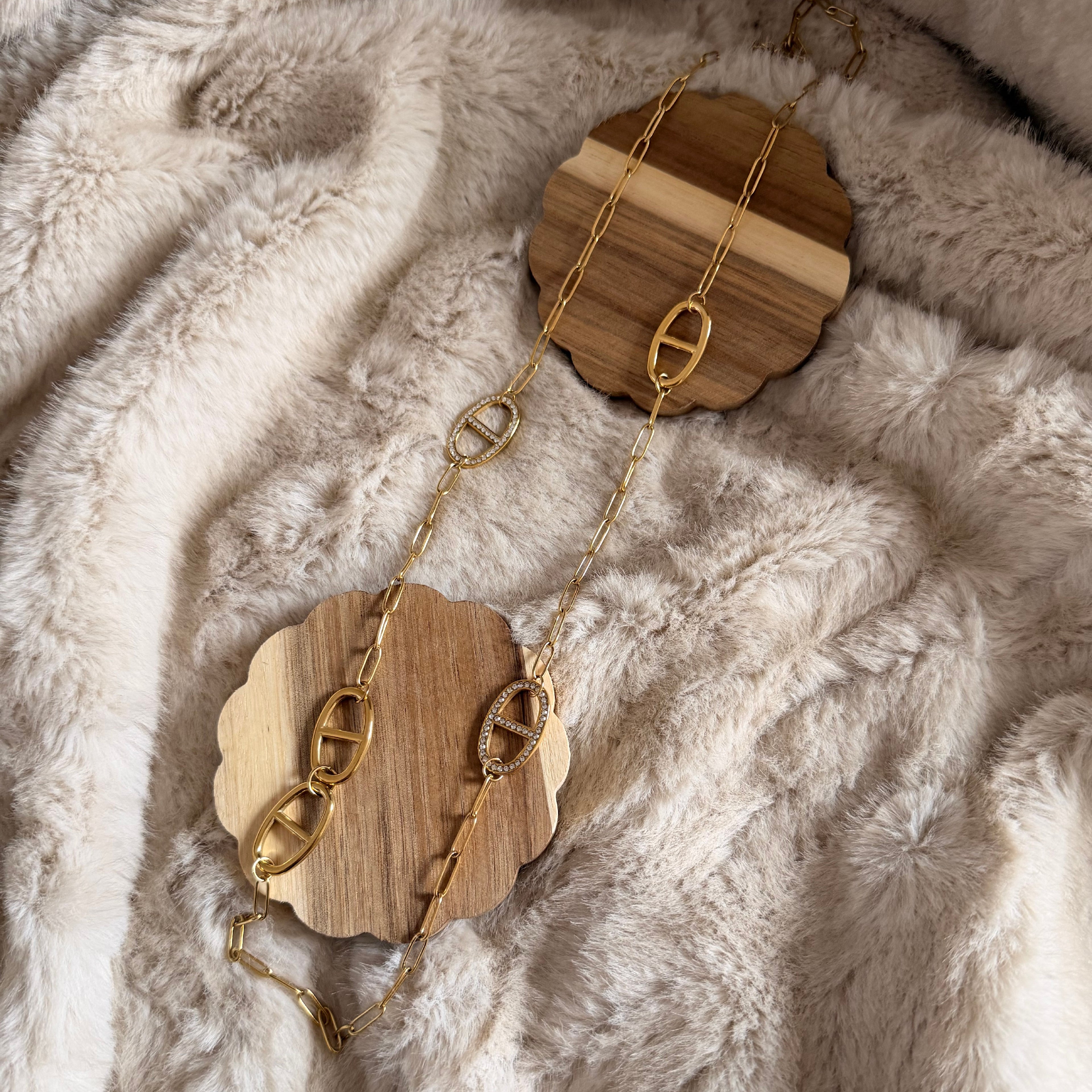 Collier Maille Marine Dorée