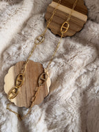 Collier Maille Marine Dorée