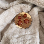 Boucles d'oreilles Ambre