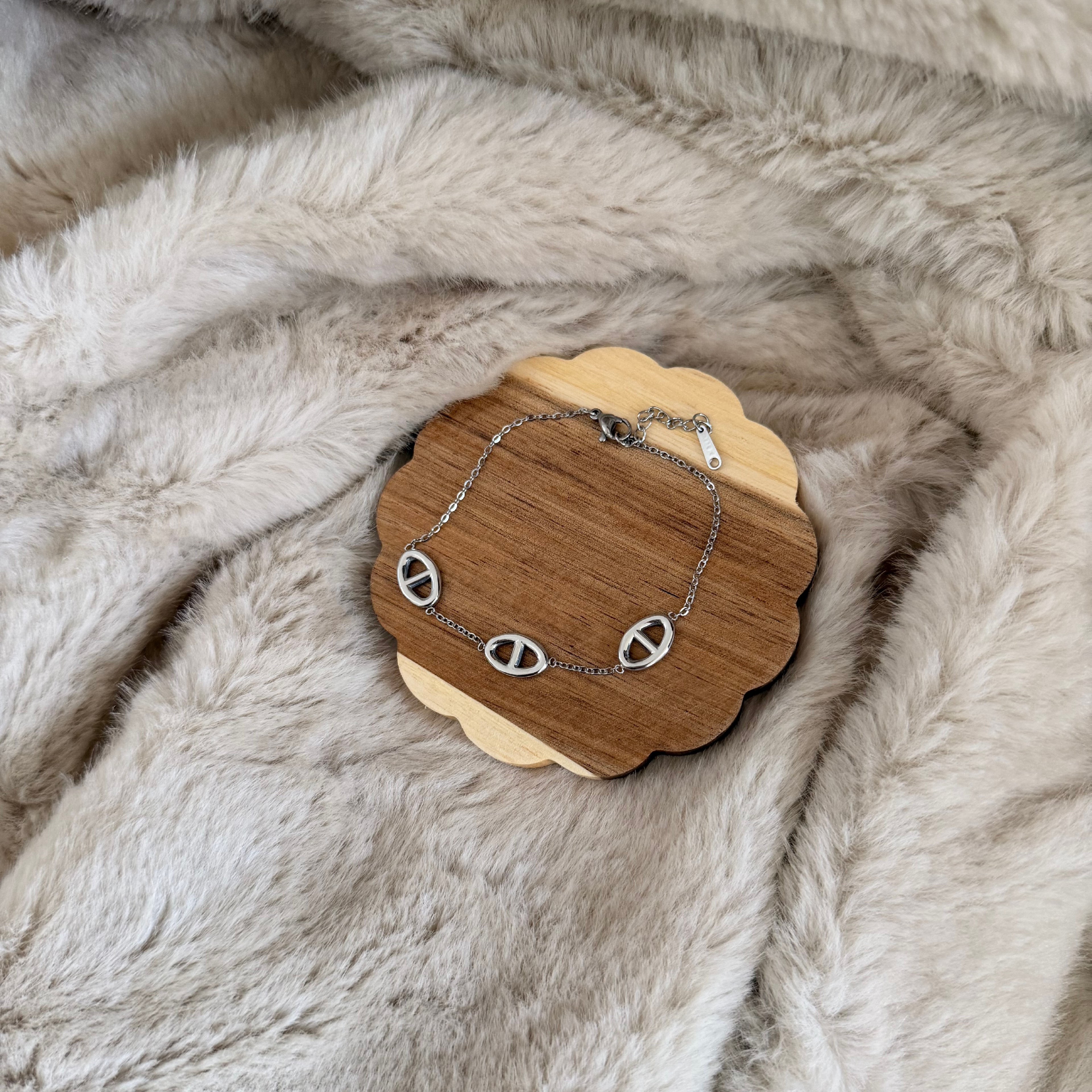 Bracelet Daphné argenté