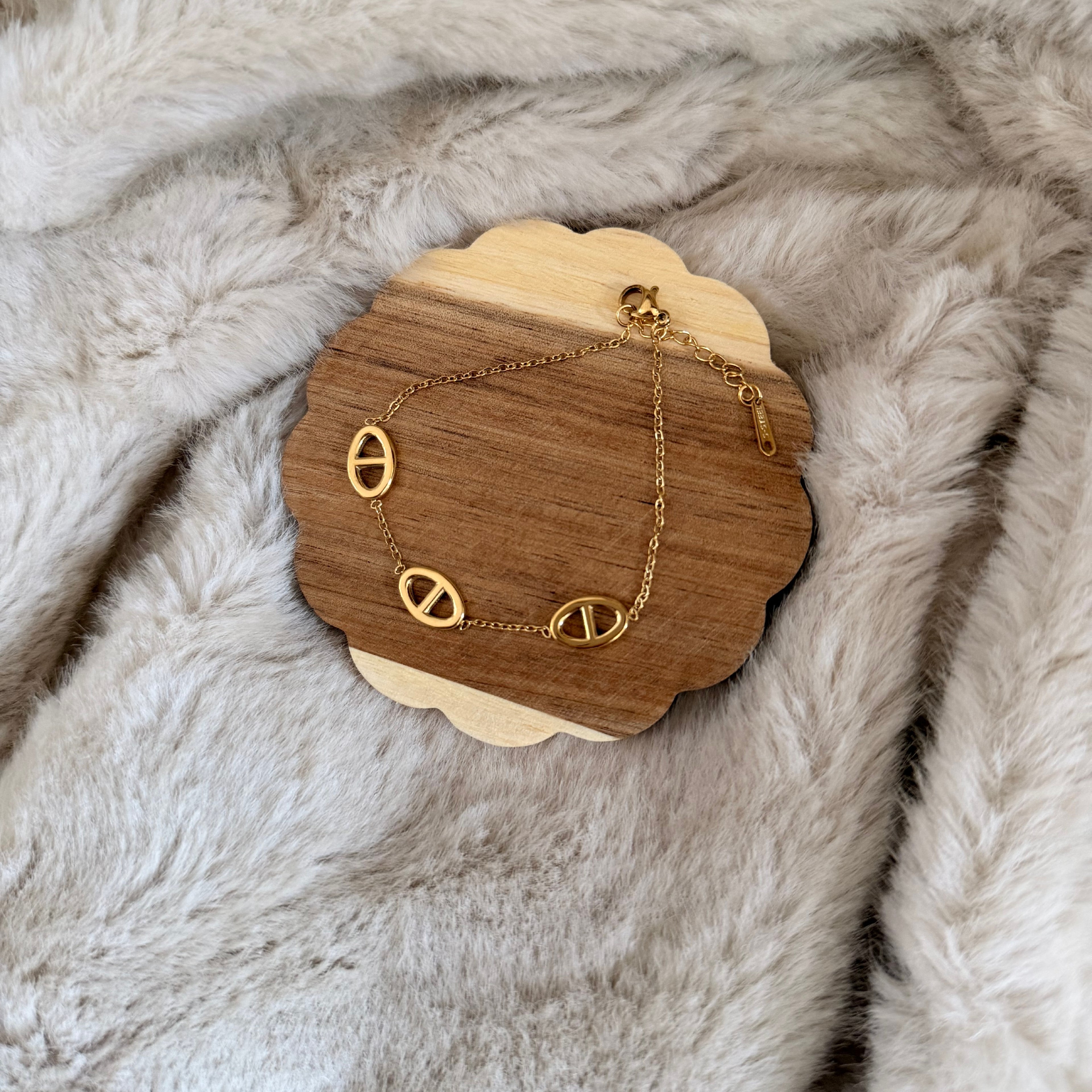 Bracelet Daphné doré