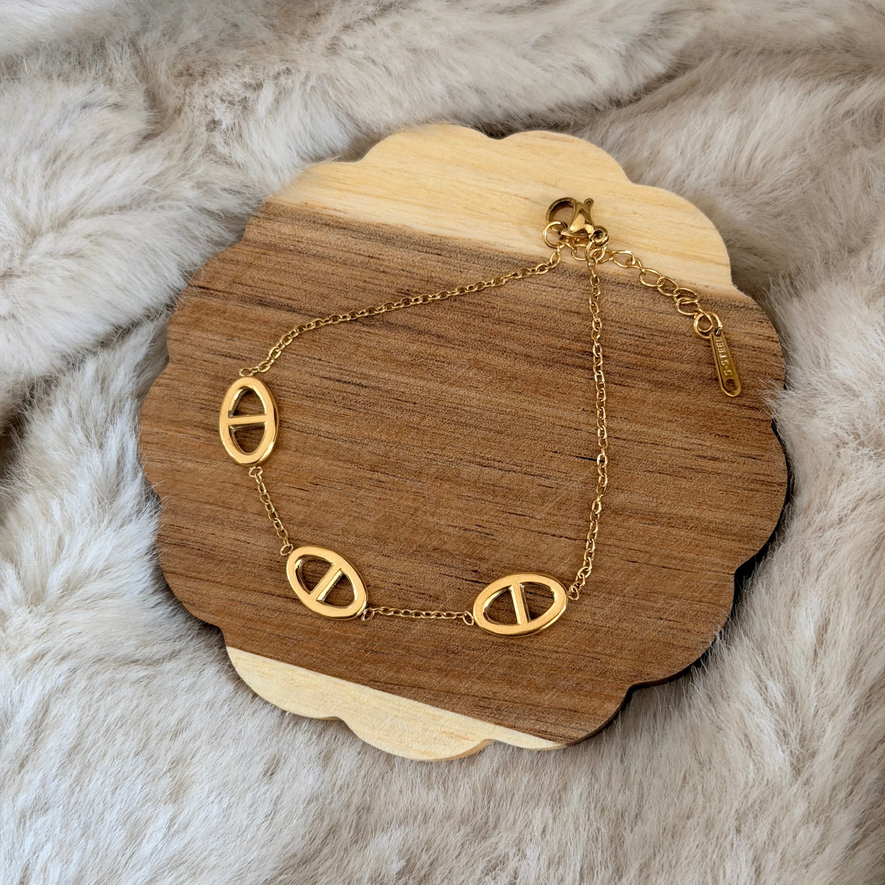 Bracelet Daphné doré