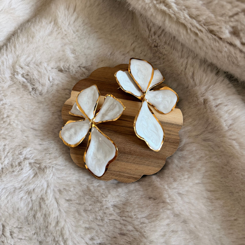 Boucles d'oreilles Camélia