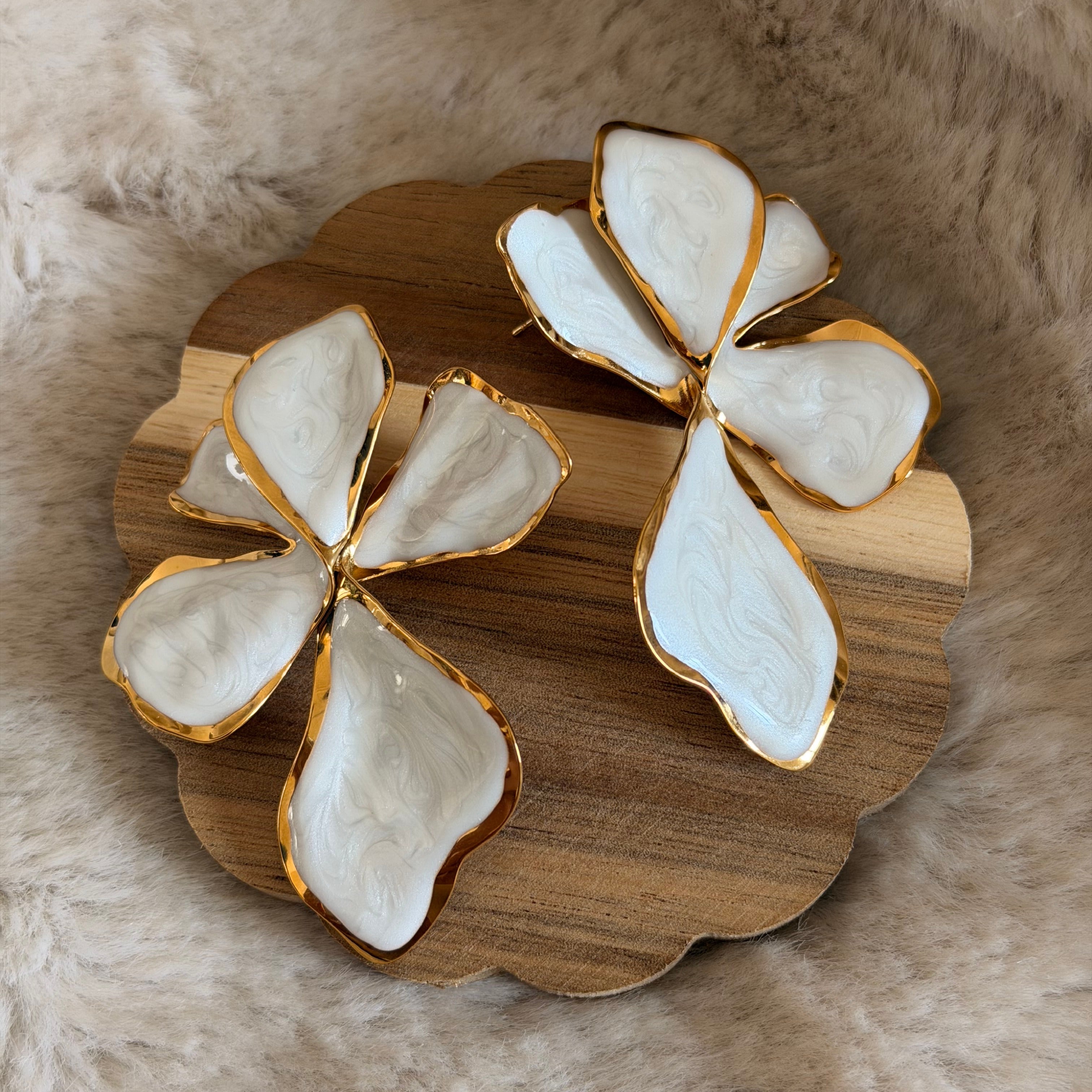 Boucles d'oreilles Camélia