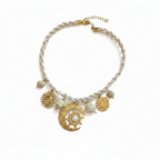 Collier céleste fond blanc sans support