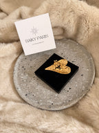 Bague Cœur Martelé